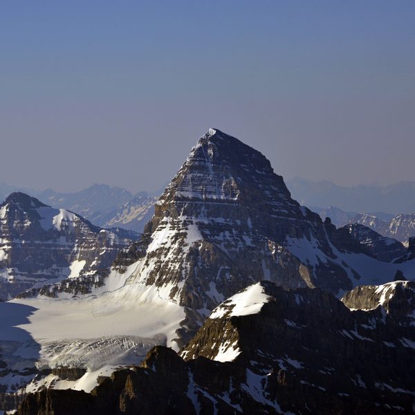 Mount Assiniboine above Lake Magog